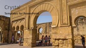  Presentation with cordoba - Colorful PPT theme enhanced with cordoba-spain-august-12-2021 backdrop and a coral colored foreground