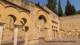  Presentation with cordoba - PPT layouts enhanced with cordoba-spain-august-12-2021 background and a coral colored foreground