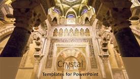  Presentation with cordoba - PPT theme consisting of cordoba-spain-november-10-2014 background and a yellow colored foreground