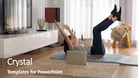  Presentation with shot - Slides enhanced with core activity - full length shot background and a coral colored foreground