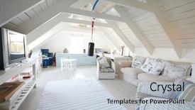  Presentation with interior - PPT layouts enhanced with coren - interior view of contemporary child's background and a  colored foreground