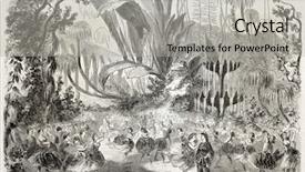  Presentation with third - PPT theme featuring coren - le cheval de bronze bronze background and a light gray colored foreground