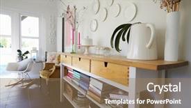  Presentation with family struggles - Cool new presentation design with coren - sideboard in dining room backdrop and a coral colored foreground