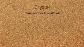  Presentation with bulletin board - Beautiful slide set featuring cork board background texture - insert backdrop and a coral colored foreground