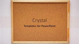  Presentation with cork - Amazing presentation theme having cork-board-or-corkboard backdrop and a gold colored foreground