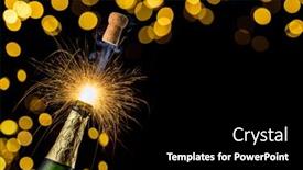  Presentation with christmas black - Beautiful slides featuring cork-flies-out backdrop and a black colored foreground