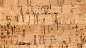  Presentation with cork - Colorful presentation theme enhanced with cork texture backdrop and a coral colored foreground