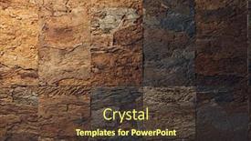  Presentation with cork - Presentation theme featuring cork-wall-tiles-background-soundproofing background and a tawny brown colored foreground