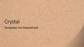  Presentation with cork - Slides with corkboard - closeup of cork texture billboard background and a coral colored foreground