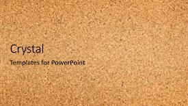 Presentation with cork - Amazing PPT theme having corkboard - cork board background backdrop and a yellow colored foreground