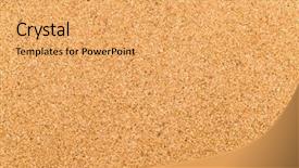  Presentation with cork - Beautiful slide set featuring corkboard - cork board background backdrop and a yellow colored foreground