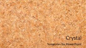 Presentation with corkboard - Colorful theme enhanced with corkboard - cork wall or ceiling covering backdrop and a yellow colored foreground