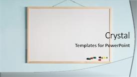  Presentation with corkboard - PPT layouts with corkboard - message board hanging background and a white colored foreground