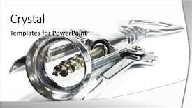  Presentation with corkscrew - Audience pleasing theme consisting of corkscrew backdrop and a white colored foreground