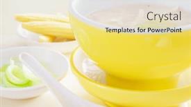  Presentation with corn - PPT layouts featuring corn soup background and a lemonade colored foreground