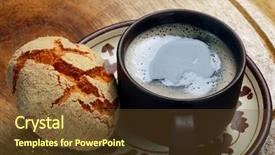  Presentation with paddy rice and corn - Slide deck enhanced with cornbread - breakfast with portuguese corn bread background and a  colored foreground