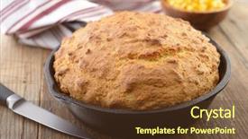  Presentation with corn - Slide deck having portrait of handsome asian young writing something on notebook at office desk background and a light gray colored foreground