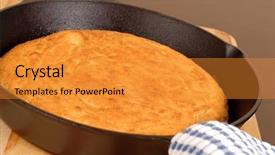  Presentation with iron appliances - Colorful presentation theme enhanced with cornbread made in a cast backdrop and a  colored foreground