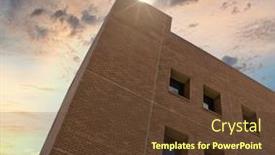  Presentation with corner - Cool new presentation theme with corner-of-a-generic-red backdrop and a tawny brown colored foreground