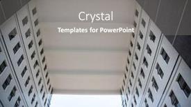  Presentation with corner - Amazing presentation theme having corner-of-a-white-business backdrop and a gray colored foreground