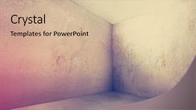  Presentation with old film - Theme enhanced with corner of old grunge interior background and a lemonade colored foreground