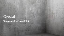  Presentation with corner - Cool new presentation with corner of old grunge room backdrop and a gray colored foreground