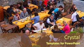  Presentation with italy food - Audience pleasing slide set consisting of corniglia-italy-april-12-2015 backdrop and a tawny brown colored foreground