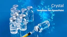  Presentation with corona - PPT layouts consisting of corona-virus-vaccination-healthcare-cure background and a teal colored foreground