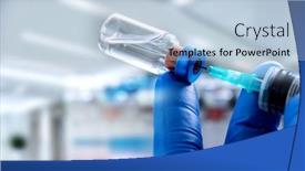  Presentation with corona virus - PPT layouts enhanced with corona-virus-vaccine-ready background and a light blue colored foreground