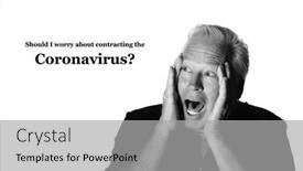  Presentation with chinese medical - Slides enhanced with coronavirus-a-man-is-worried background and a light gray colored foreground