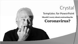  Presentation with chinese medical - PPT layouts consisting of coronavirus-a-man-is-worried background and a white colored foreground