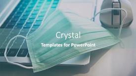  Presentation with medical social work - PPT layouts having coronavirus-concept-of-quarantine-safety background and a seafoam green colored foreground