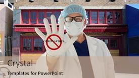  Presentation with 2019 - Slide set featuring coronavirus-covid-19-coronavirus-disease background and a coral colored foreground