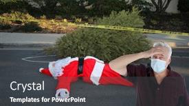  Presentation with virus disease - Cool new slides with coronavirus-covid-19-coronavirus-disease backdrop and a dark gray colored foreground