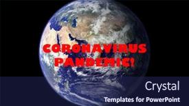  Presentation with nasa - Slide deck enhanced with coronavirus-covid-19-coronavirus-pandemic background and a navy blue colored foreground