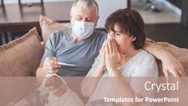  Presentation with old couple - Cool new presentation design with coronavirus-covid-19-couple-old backdrop and a coral colored foreground