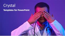  Presentation with danger - Cool new slides with coronavirus-covid-19-danger-alert backdrop and a violet colored foreground