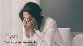  Presentation with impact - Amazing presentation design having coronavirus-covid-19-impact backdrop and a light gray colored foreground