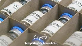  Presentation with 2019 - Beautiful slides featuring coronavirus-covid-19-vaccine-sars backdrop and a gray colored foreground