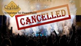  Presentation with fight - Slide set having coronavirus-global-fight-concert background and a yellow colored foreground