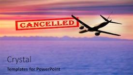  Presentation with coronavirus - Audience pleasing PPT layouts consisting of coronavirus-measures-background-travel-restrictions backdrop and a teal colored foreground