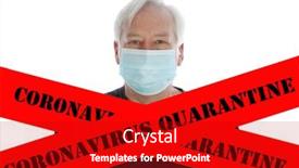  Presentation with caution - Beautiful slide deck featuring coronavirus-quarantine-caution-tape backdrop and a crimson colored foreground