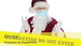  Presentation with caution tape yellow - PPT theme enhanced with coronavirus-quarantine-do-not-enter background and a yellow colored foreground