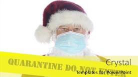  Presentation with caution tape yellow - Presentation design featuring coronavirus-quarantine-do-not-enter background and a yellow colored foreground