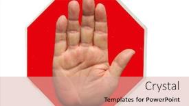  Presentation with agree - Presentation enhanced with coronavirus-stop-sign background and a coral colored foreground