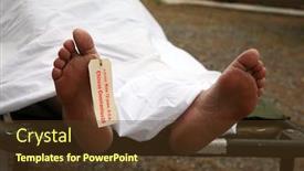  Presentation with human person - PPT layouts enhanced with coronavirus19-covid-19-coronavirus19-dead background and a tawny brown colored foreground