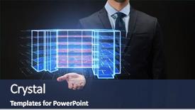  Presentation with architecture construction - Colorful PPT theme enhanced with corporate background layout - architecture technology and construction concept backdrop and a ocean colored foreground