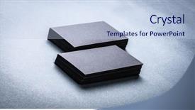  Presentation with business cards - PPT theme enhanced with corporate background layout - two stacks of black blank background and a light blue colored foreground