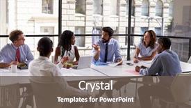  Presentation with team meeting - Presentation with corporate business team and manager background and a gray colored foreground