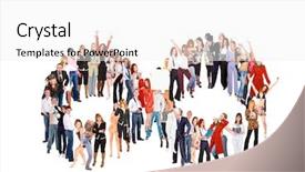  Presentation with business culture - Cool new slide set with corporate culture business idea backdrop and a white colored foreground